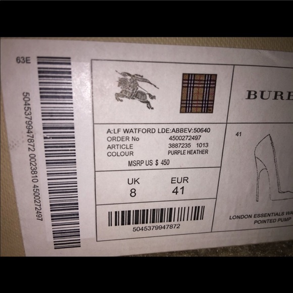 BURBERRY WOMEN’S HEELS SIZE 11 - Picture 4 of 4